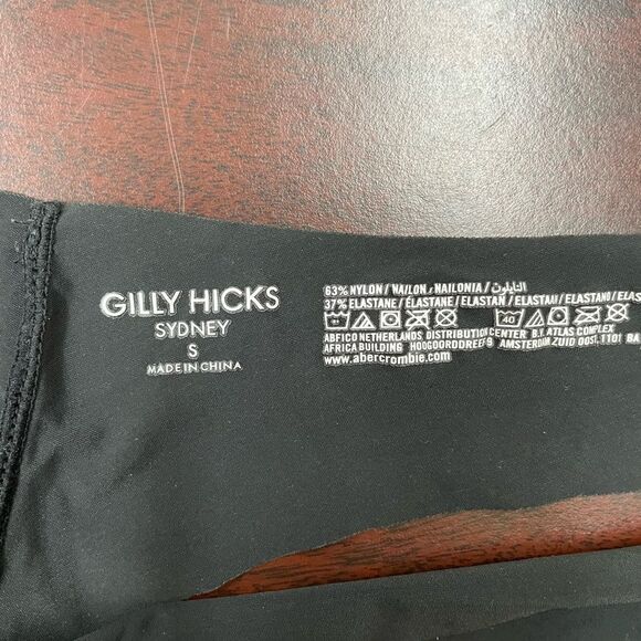 Gilly Hicks Sydney Black Thong Size Small - Picture 3 of 4